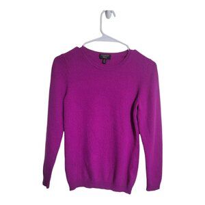 Charter Club Sweater Women S Raspberry Luxury Cashmere Crewneck Minimalist